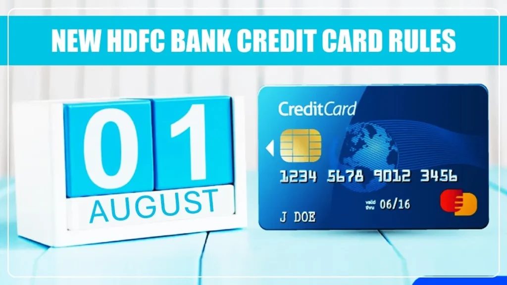 New HDFC Bank Credit card Rules