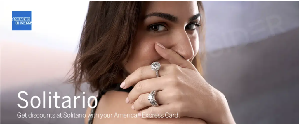 Upto ₹15,000 Discount at Solitario With AmEx Credit Cards, American Express