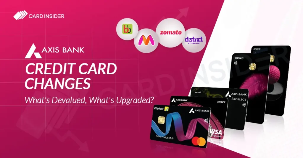 Axis Bank Credit Card Changes