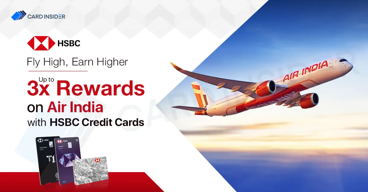 HSBC Credit Cards Air India Bookings Reward Points Offer