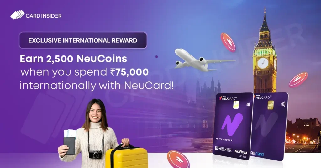 Tata Neu Infinity 2,500 NeuCoins Offer