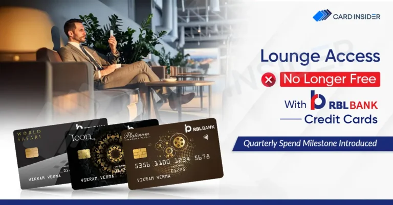 No Longer Free Lounge Access With RBL Bank Credit Cards