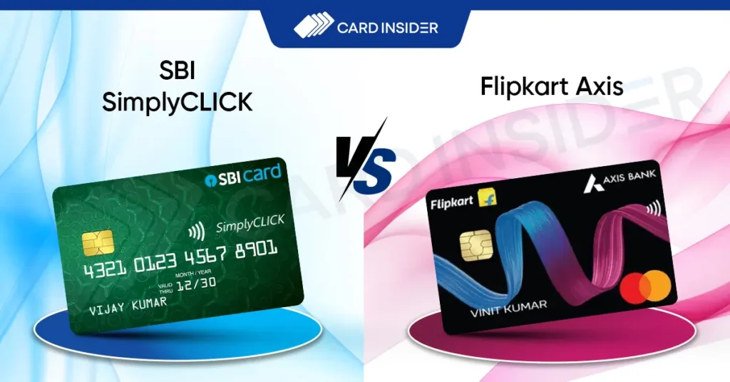SBI SimplyCLICK Vs Flipkart Axis